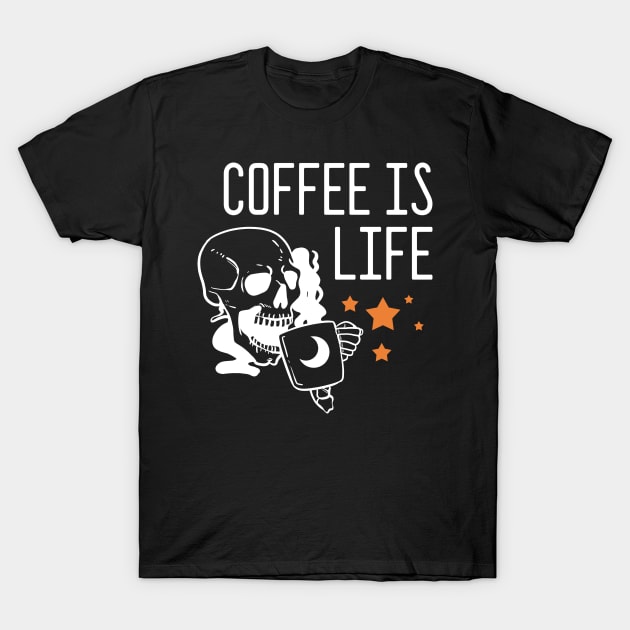 Coffee is Life - For Coffee Addicts T-Shirt by RocketUpload